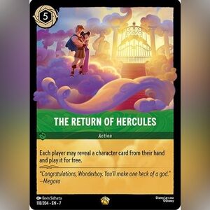 Disney Lorcana The Return of Hercules Legendary Card 118/204 EN 7 Non Foil